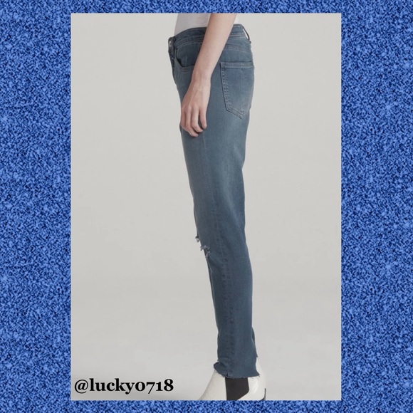 Rag & Bone High Rise Cropped Ankle Skinny in Alec Sz 27 - Picture 3 of 11